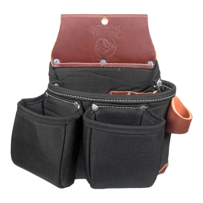 Occidental Leather OxyLights 3 Pouch Tool Bag - Black - 10 Pockets & Tool Holders - Made in USA - Image 1